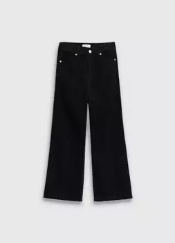 Вельветовые брюки для девочек, Черный