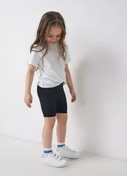 Велосипедки для девочек, Черный