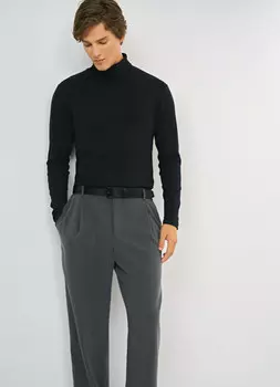 Водолазка из хлопка, Черный