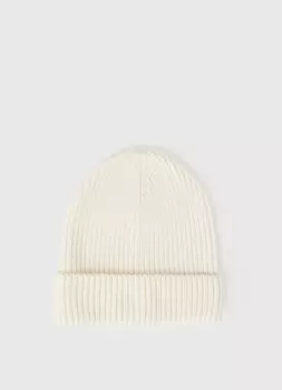 Вязаная шапка для девочек, Белый