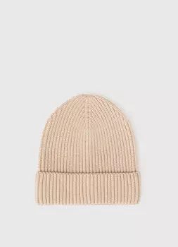 Вязаная шапка для девочек, Бежевый