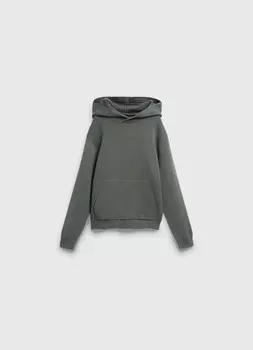 Вязаное худи для мальчиков, Зеленый