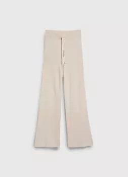 Вязаные брюки для девочек, Бежевый