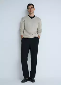 Вязаный джемпер, Бежевый