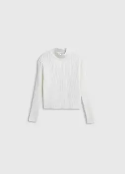 Вязаный джемпер для девочек, Белый