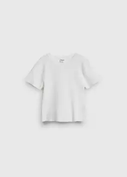 Вязаный джемпер для девочек, Белый