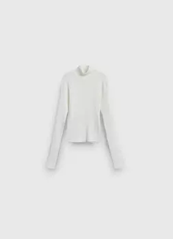 Вязаный джемпер для девочек, Белый