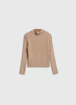 Вязаный джемпер для девочек, Бежевый