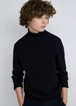 Вязаный джемпер для мальчиков, Черный