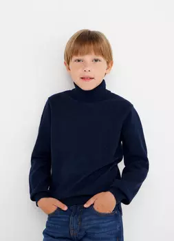 Вязаный джемпер для мальчиков, Синий