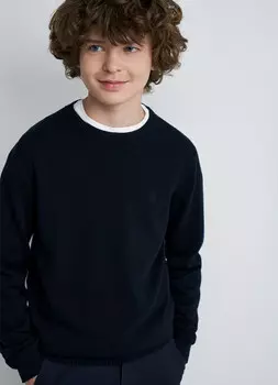 Вязаный джемпер для мальчиков, Синий