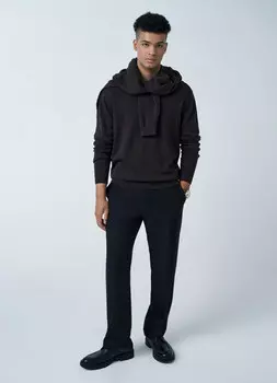 Вязаный джемпер, Коричневый