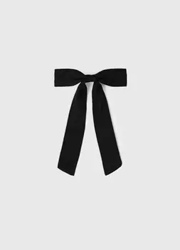 Заколка-бант для девочек, Черный