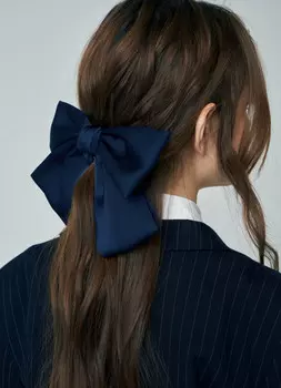 Заколка-бант для волос для девочек, Синий