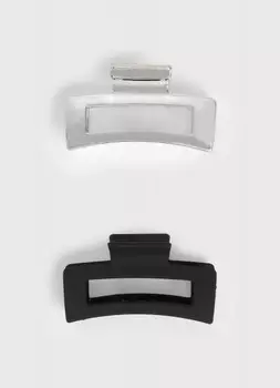 Заколки для волос для девочек, 2 шт., Черный