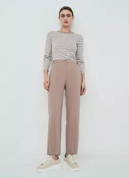 Зауженные брюки, Бежевый