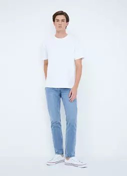 Зауженные джинсы, Голубой