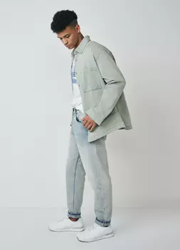 Зауженные джинсы, Голубой