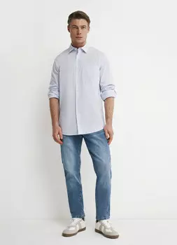 Зауженные джинсы, Голубой