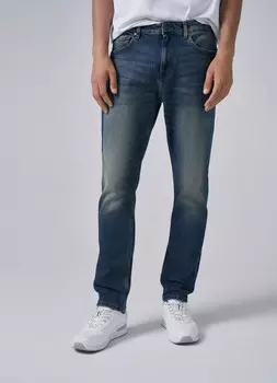 Зауженные джинсы, Синий