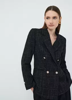 Жакет из твида, Черный