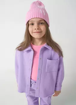Жакет трикотажный для девочек, Фиолетовый