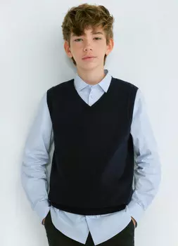 Жилет для мальчиков, Синий