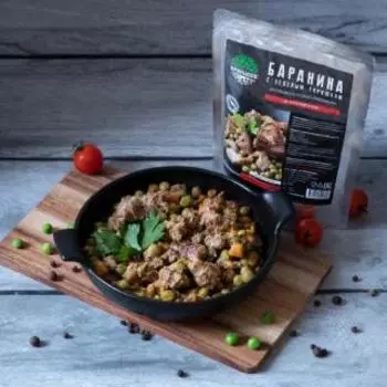 Баранина с зелёным горошком Кронидов 300 г