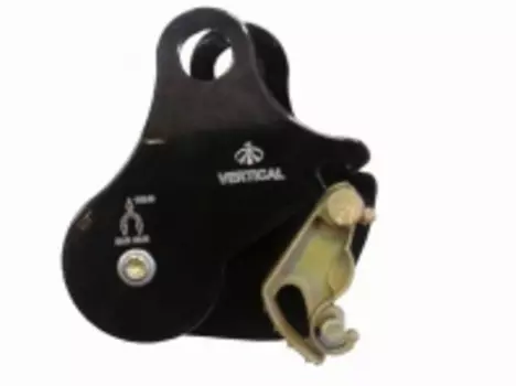 Блок-ролик с зажимом Вертикаль стальной