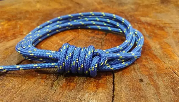 Camp репшнур 5 мм (blue/fluo yellow)