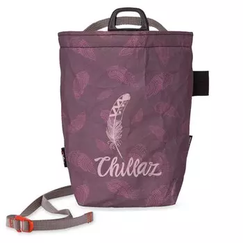 Chillaz мешочек для магнезии Feather (burgundy)