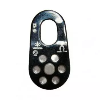 Дюралевый блок-ролик Вертикаль с подшипником