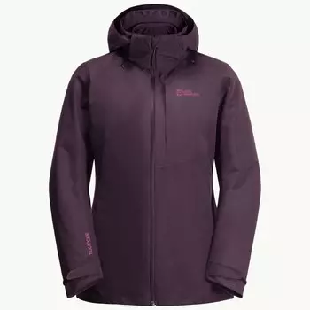 Jack Wolfskin куртка Bergland 3 в 1 жен. (женский, S, grapevine, 2042)