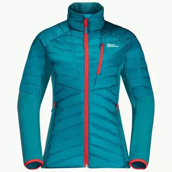 Jack Wolfskin куртка Nebelhorn Down Hybrid жен. (женский, S, freshwater blue, 1395)
