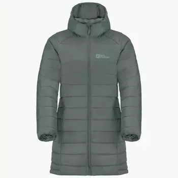 Jack Wolfskin пальто Bergland Ins жен. (S, hedge green)