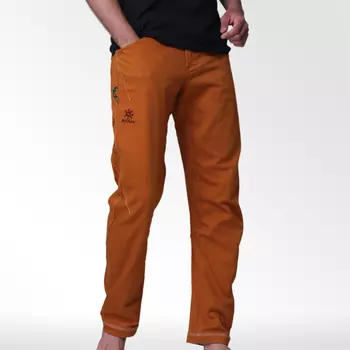 Kailas брюки 9a Rock Climbing Wash Denim муж. (Xxl, orange brown)