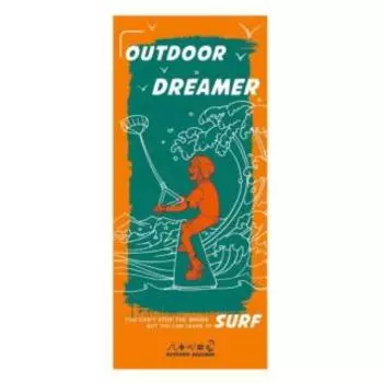 Kailas шарф-труба Seamless Buff (Kitesurfing) (зеленый/оранжевый)