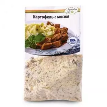 Картофель с мясом Здоровая Еда