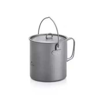 Котелок Naturehike Tdg03 Outdoor Ti Pot 1250 ml Titanium