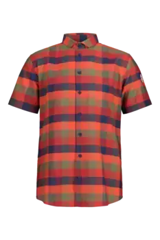 Maloja рубашка LusenM 1/2 с кор рук муж. (M, glow multi)