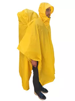 Terra пончо-тент на рюкзак (желтый)