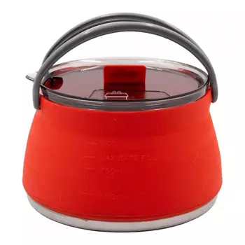 Tramp чайник складной силиконовый 1л (терракотовый)