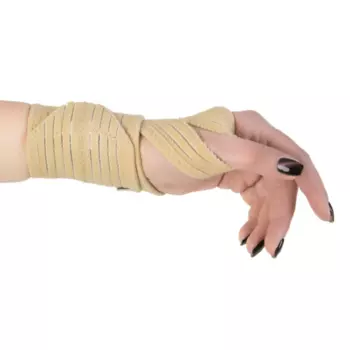 Бандаж на лучезапястный сустав B.Well rehab W-244 бежевый размер универсальный