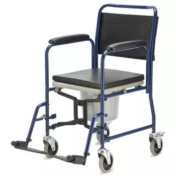 Кресло-каталка с санитарным оснащением Армед H 009B