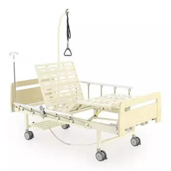 Медицинская кровать c электроприводом Med-Mos DB-7 (МЕ-2028Д-06, 2 функции) светлое дерево