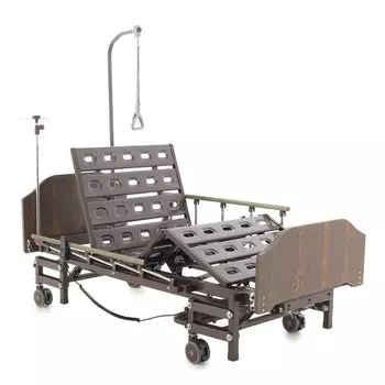 Медицинская кровать с электроприводом Med-Mos DB-6 (MЕ-3028Д-02/05/MЕ-3028Н-00, 3 функции) с растоматом