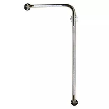 Опорный угловой поручень для ванной комнаты и туалета Profi-Normal LY-3001-U-80 правый