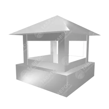 Дымник на трубу Zn 400*400