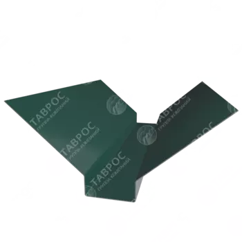 Ендова с планкой Гладкий полиэстер RAL 6005 (Зелёный мох) 2000*170x50