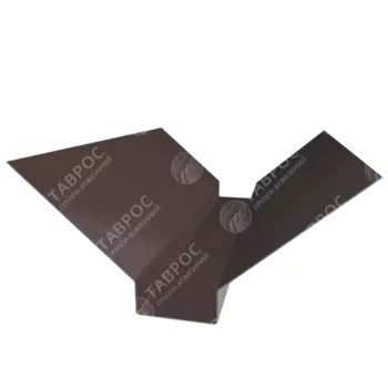 Ендова с планкой Гладкий полиэстер RAL 8017 (Шоколадно-коричневый) 2000*170x50
